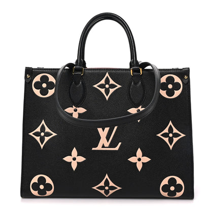 Empreinte Monogram Giant Onthego MM Black Beige
