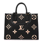 Empreinte Monogram Giant Onthego MM Black Beige