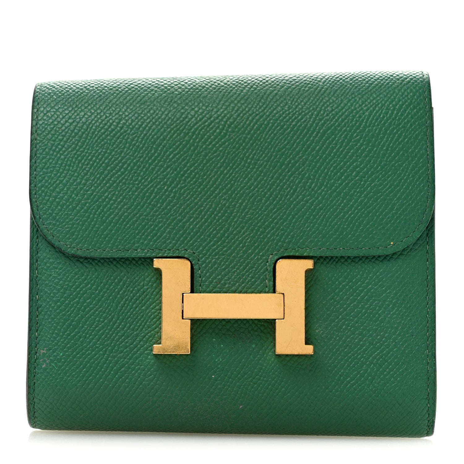 Epsom Constance Short Wallet Vert Vertigo