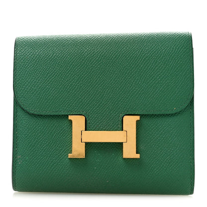 Epsom Constance Short Wallet Vert Vertigo