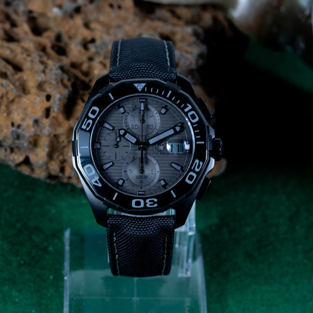 Tag Heuer Aquaracer Titanium Grey Dial Watch for Men - CAY218B.FC6370