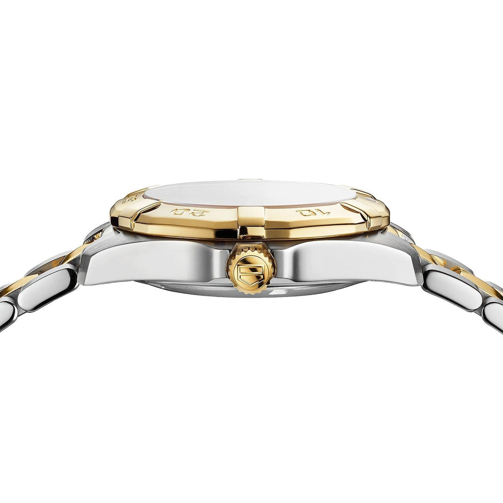 Tag Heuer Aquaracer Mother of Pearl Dial Two Tone Steel Strap Watch for Men - WBD1420.BB0321