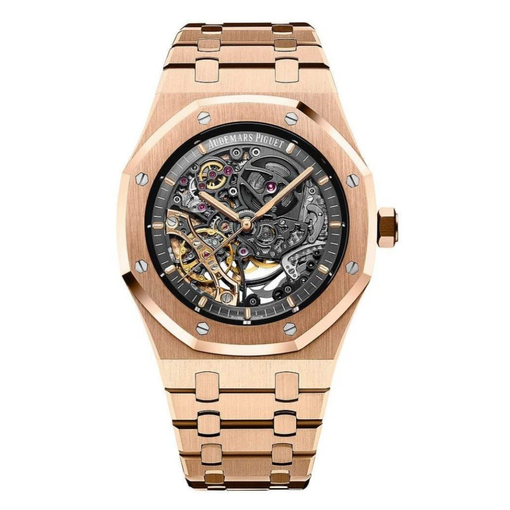 AP Royal Oak Skeleton Or Rose 41mm