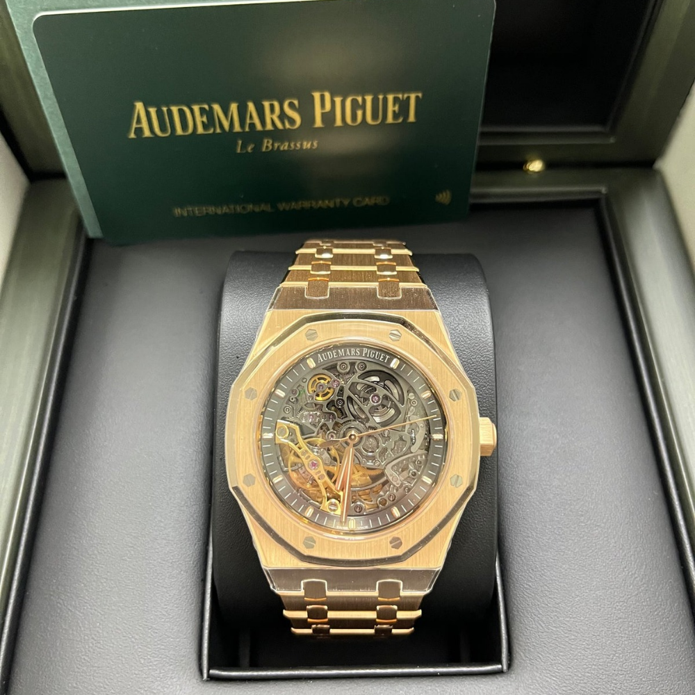 AP Royal Oak Skeleton Or Rose 41mm
