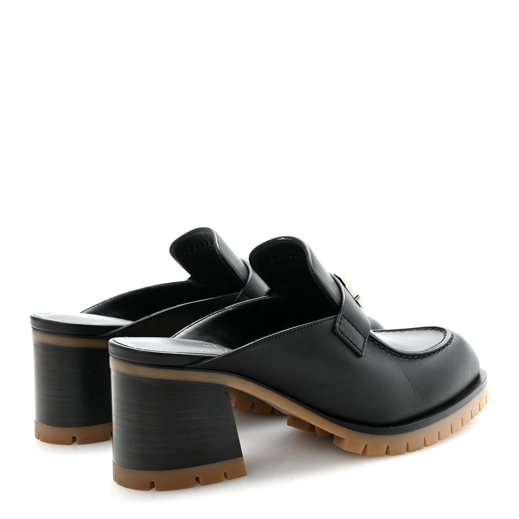 Calfskin Womens Flore 60 Mules 36 Black