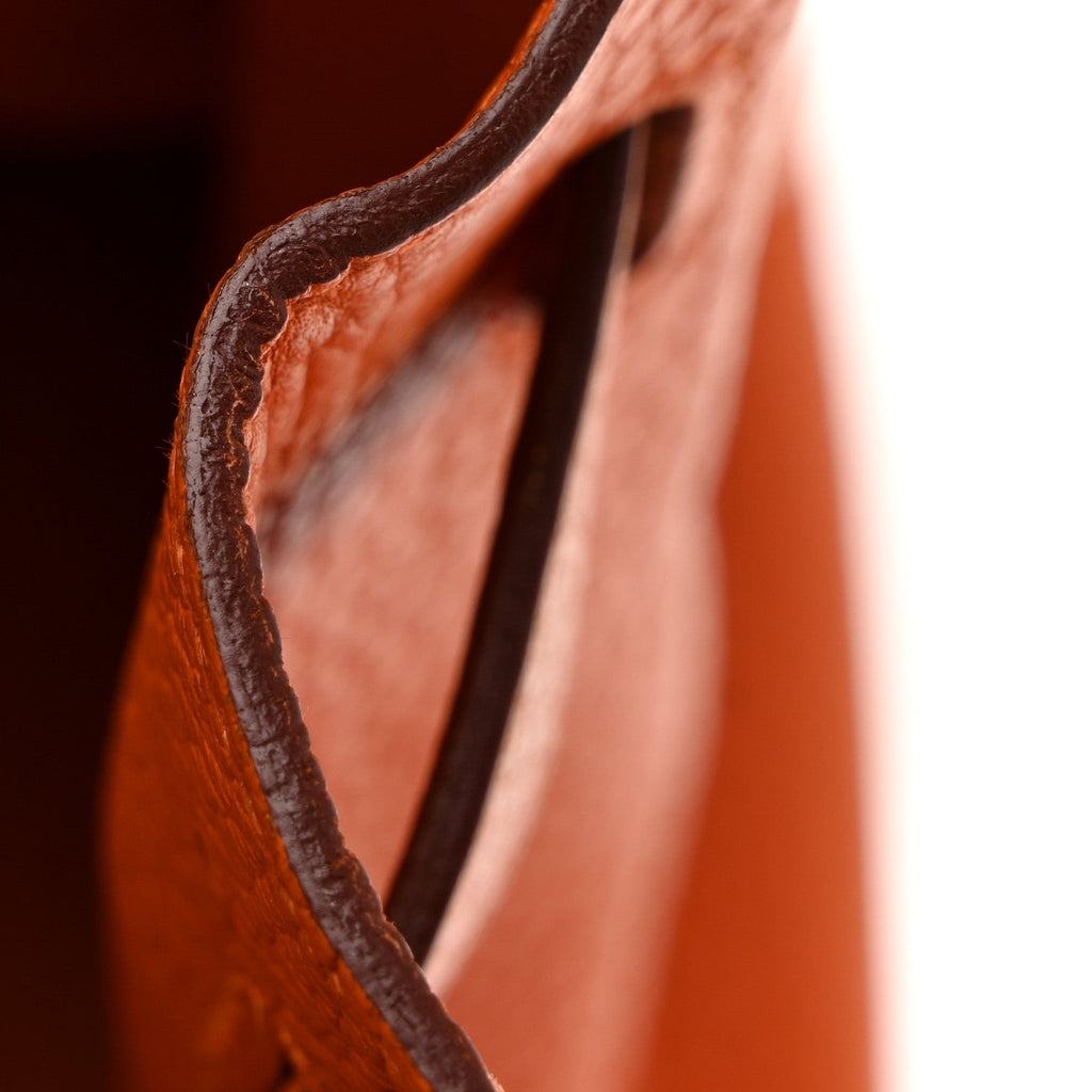 Taurillon Clemence Birkin 30 Orange