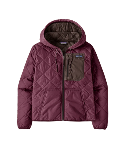 Patagonia Diamond Quilted Bomber Hoody - Women's - Recycled Quilted Fleece Bomber Jacket