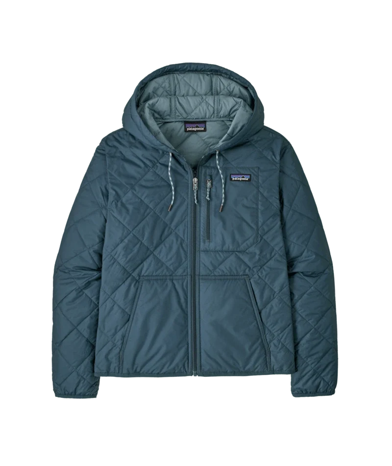 Patagonia Diamond Quilted Bomber Hoody - Women's - Recycled Quilted Fleece Bomber Jacket