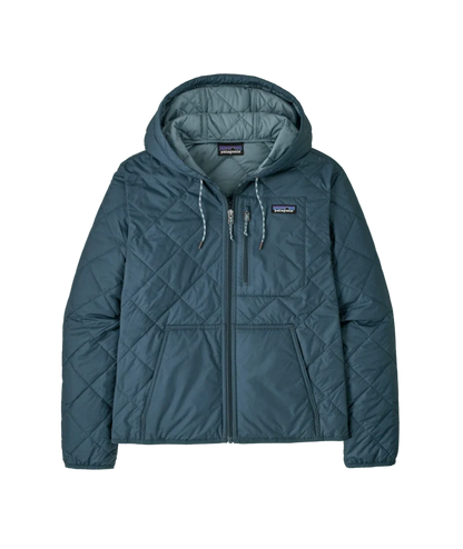 Patagonia Diamond Quilted Bomber Hoody - Women's - Recycled Quilted Fleece Bomber Jacket