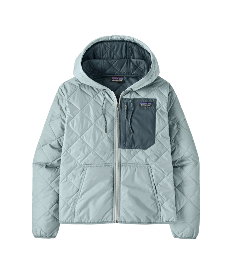 Patagonia Diamond Quilted Bomber Hoody - Women's - Recycled Quilted Fleece Bomber Jacket