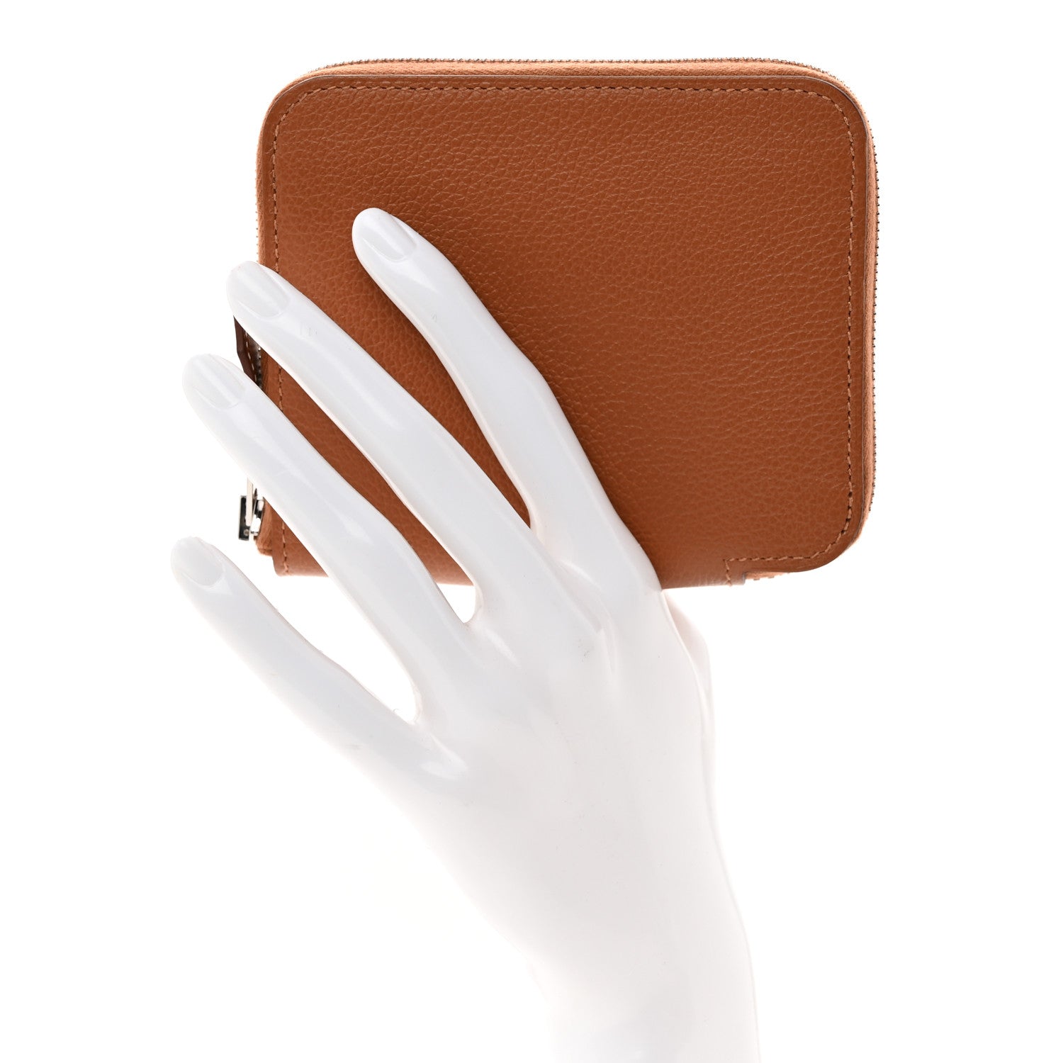Evercolor Barenia Silk'In Compact Wallet Gold