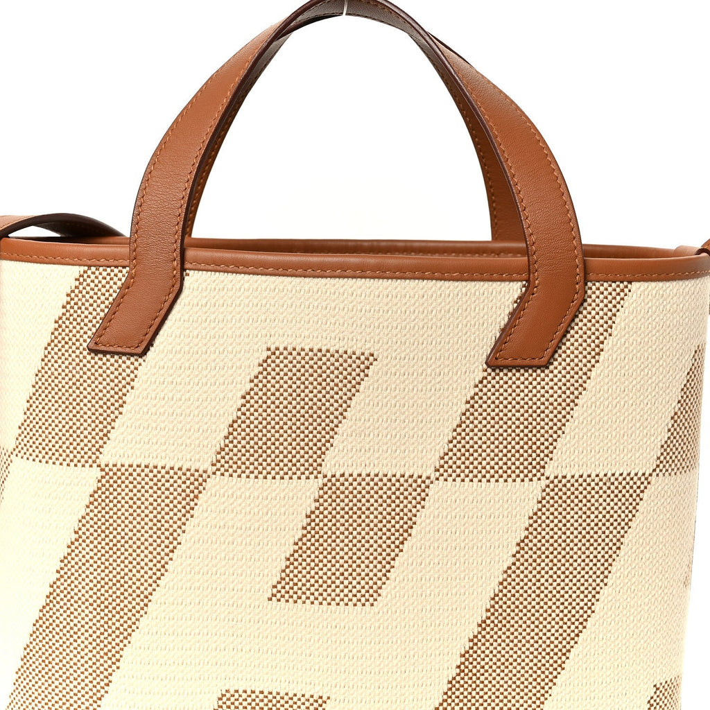 Swift Toile H Cabas H En Biais 27 Ecru Naturel Gold