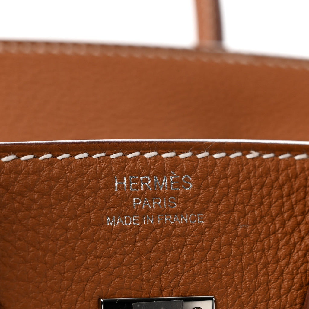 Togo Birkin 25 Gold