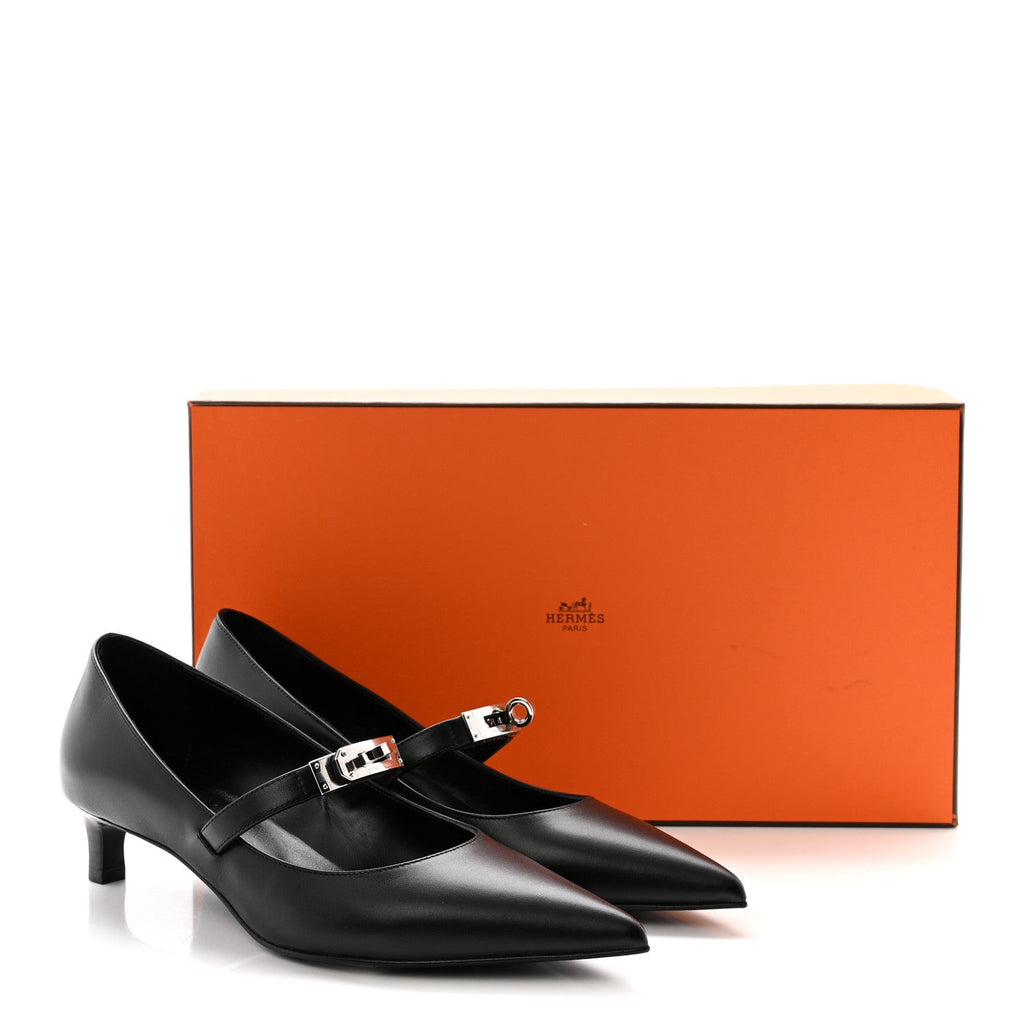 Calfskin Kiara 40 Pumps 36 Black