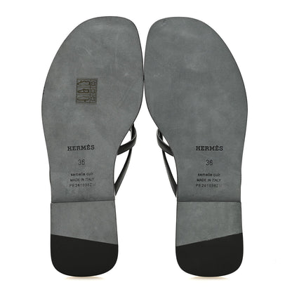 Calfskin Miss Sandals Black