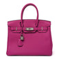 Togo Birkin 30 Rose Pourpre