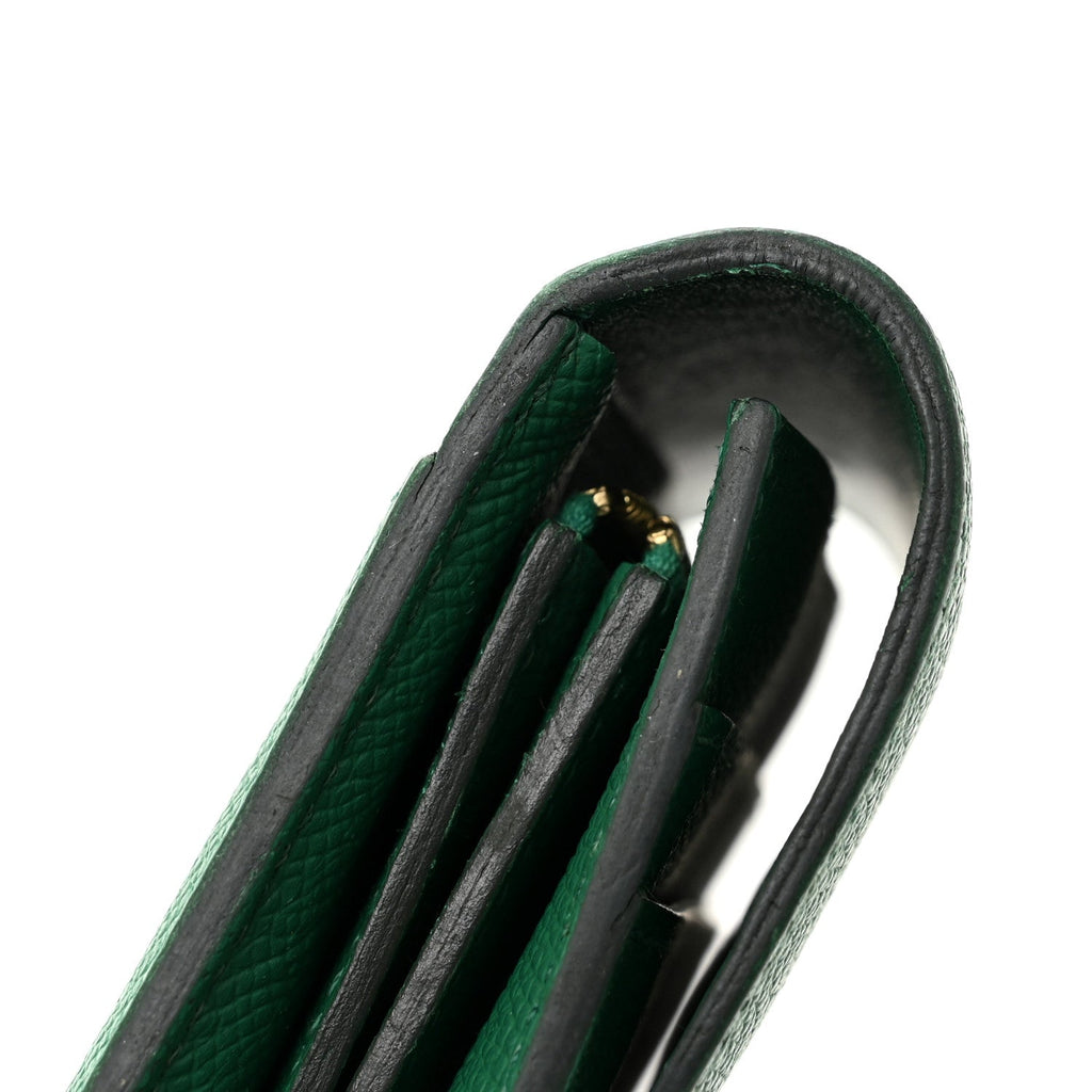 Epsom Constance Short Wallet Vert Vertigo