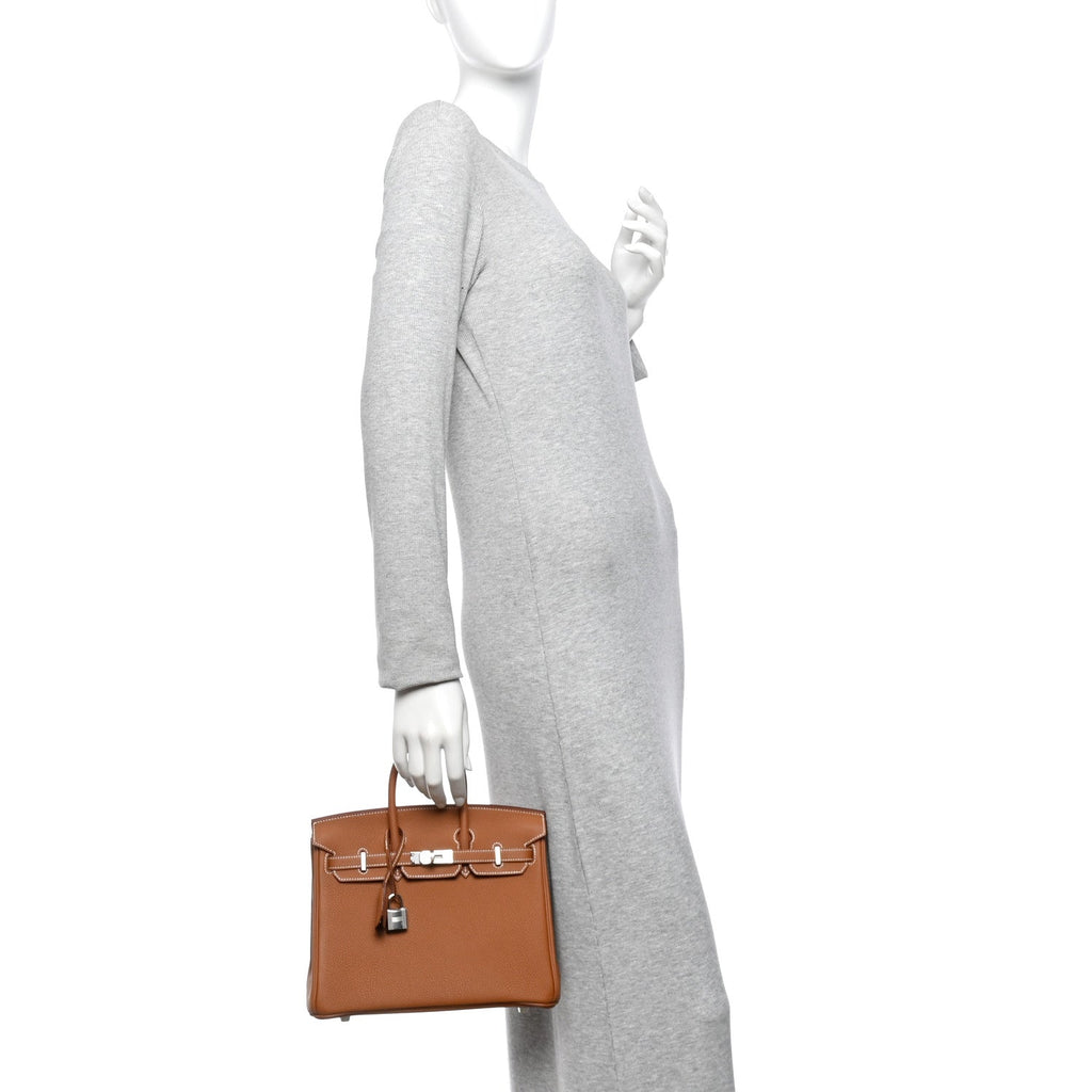 Togo Birkin 25 Gold