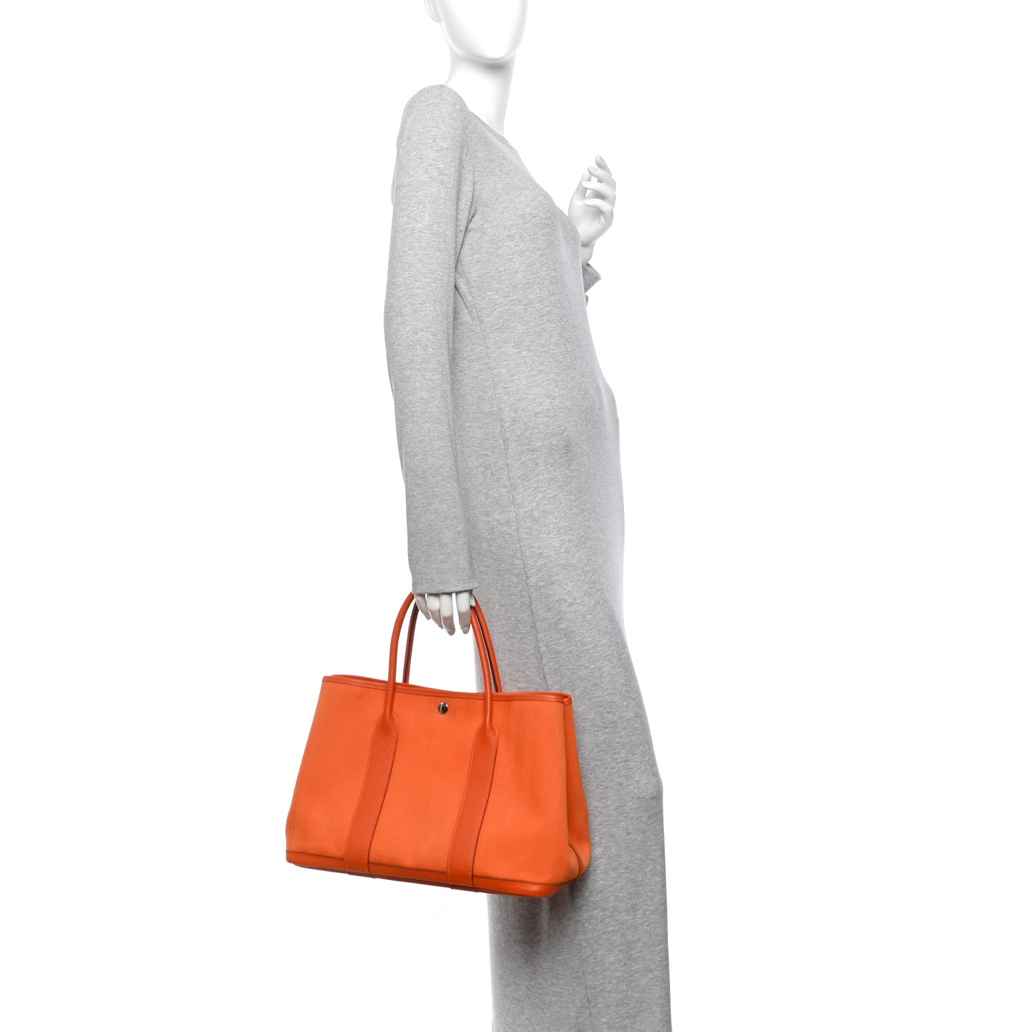 Toile Negonda Garden Party Tote 36 MM Orange