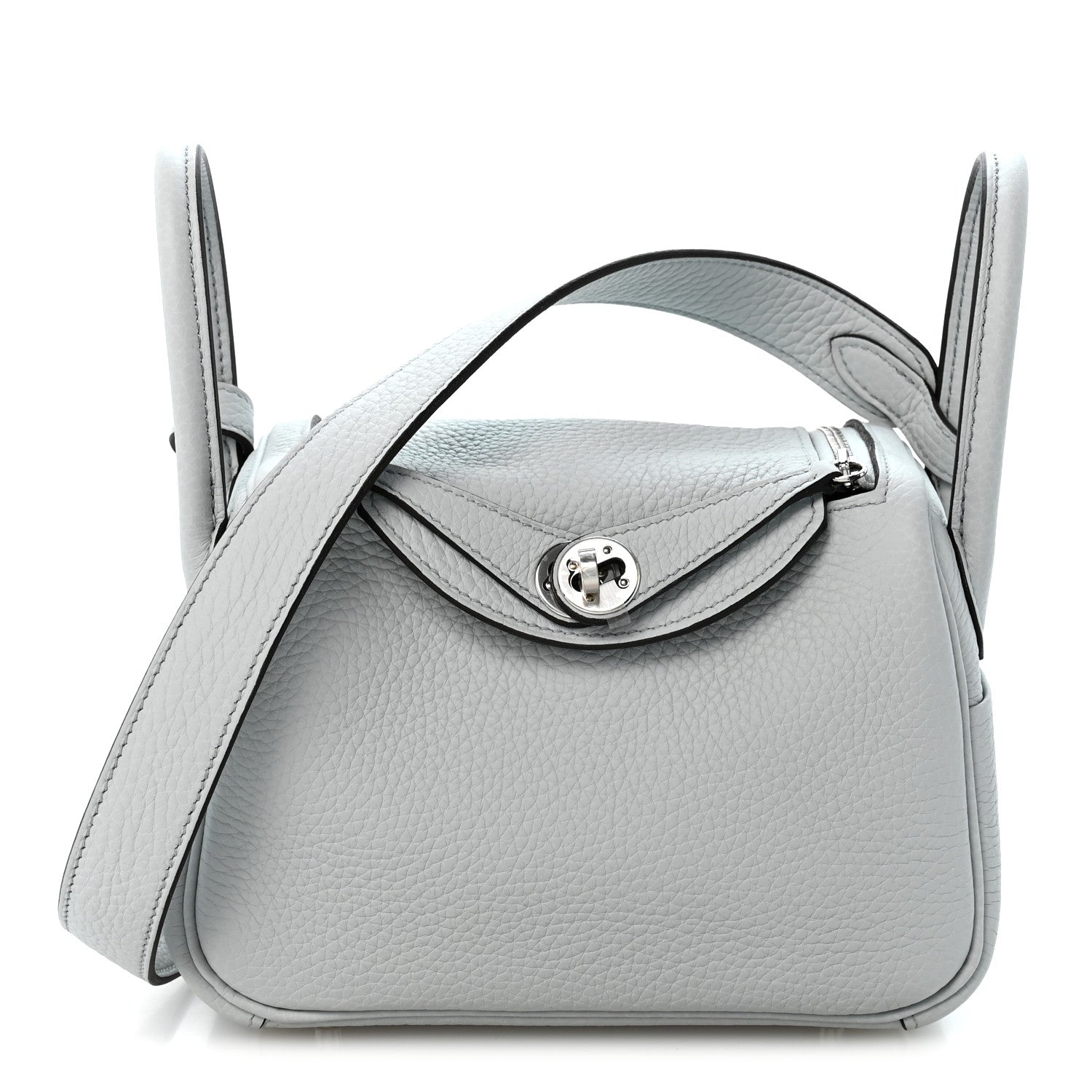 Taurillon Clemence Mini Lindy 20 Bleu Pale