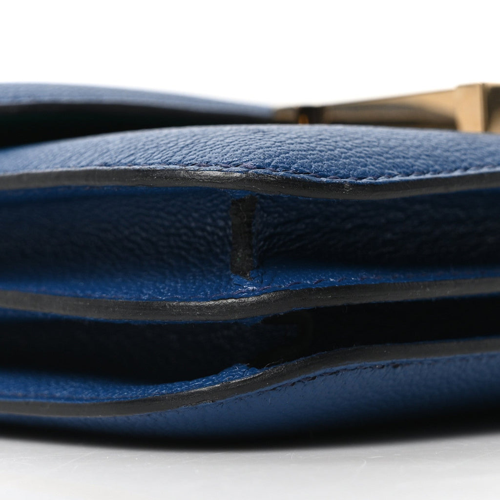 Chevre Mysore Verso Constance 18 Blue Saphir Menthe