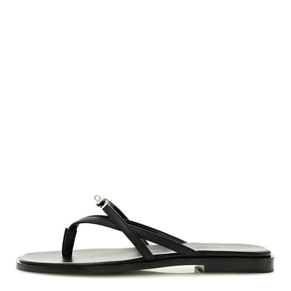 Calfskin Miss Sandals Black