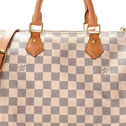 Damier Azur Speedy Bandouliere 30