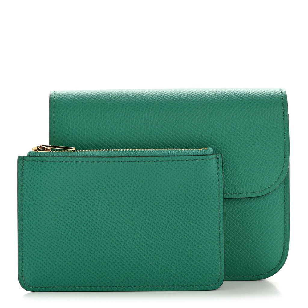 Epsom Constance Slim Wallet Vert Jade