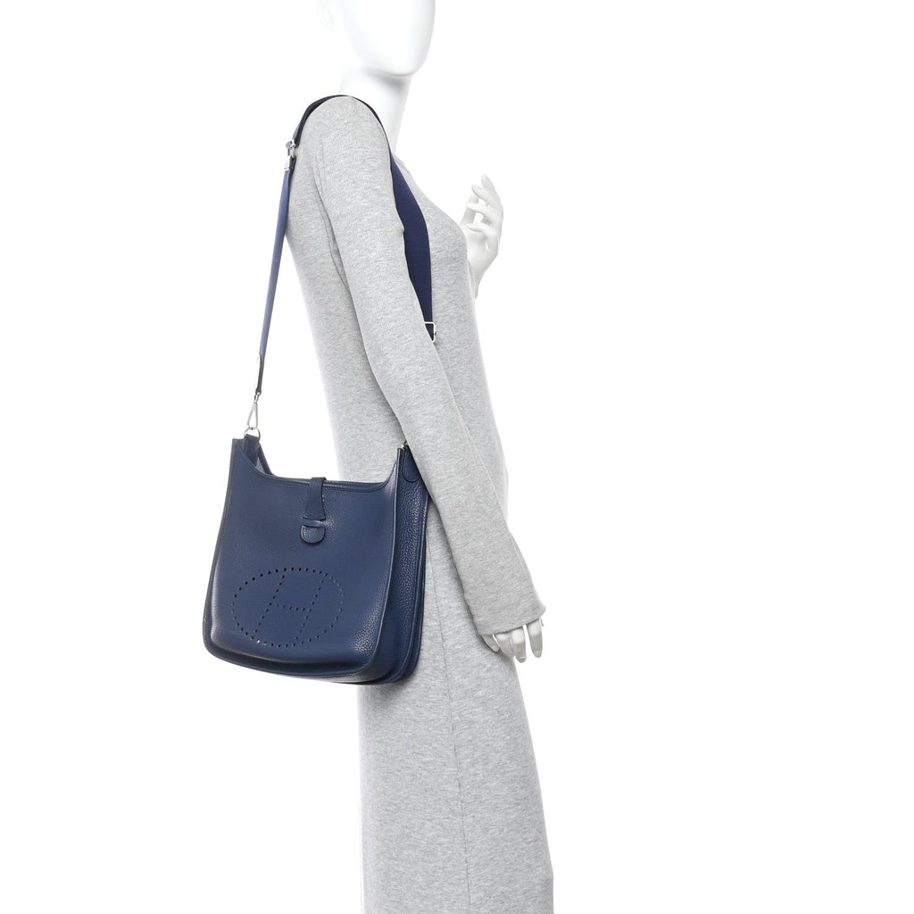 Taurillon Clemence EVELYNE III PM Bleu Saphir