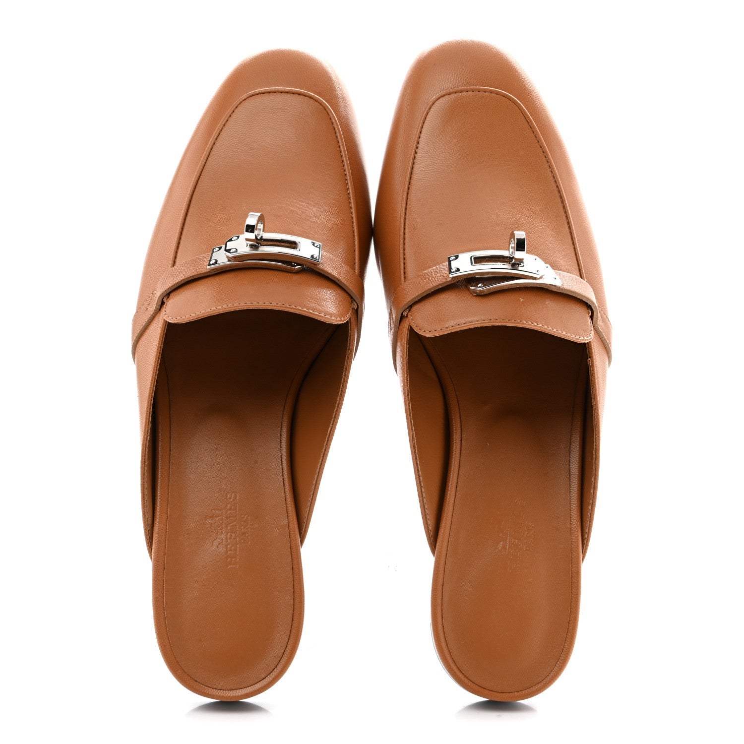 Goatskin Oz Mules 39.5 Naturel