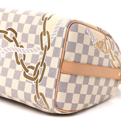 Damier Azur Nautical Speedy Bandouliere 25
