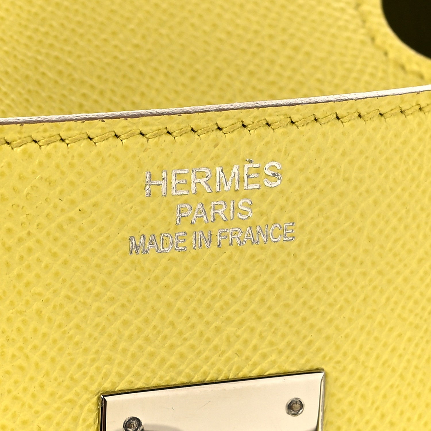 Epsom Birkin 35 Lime