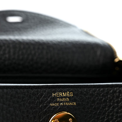 Taurillon Clemence Mini Lindy 20 Black