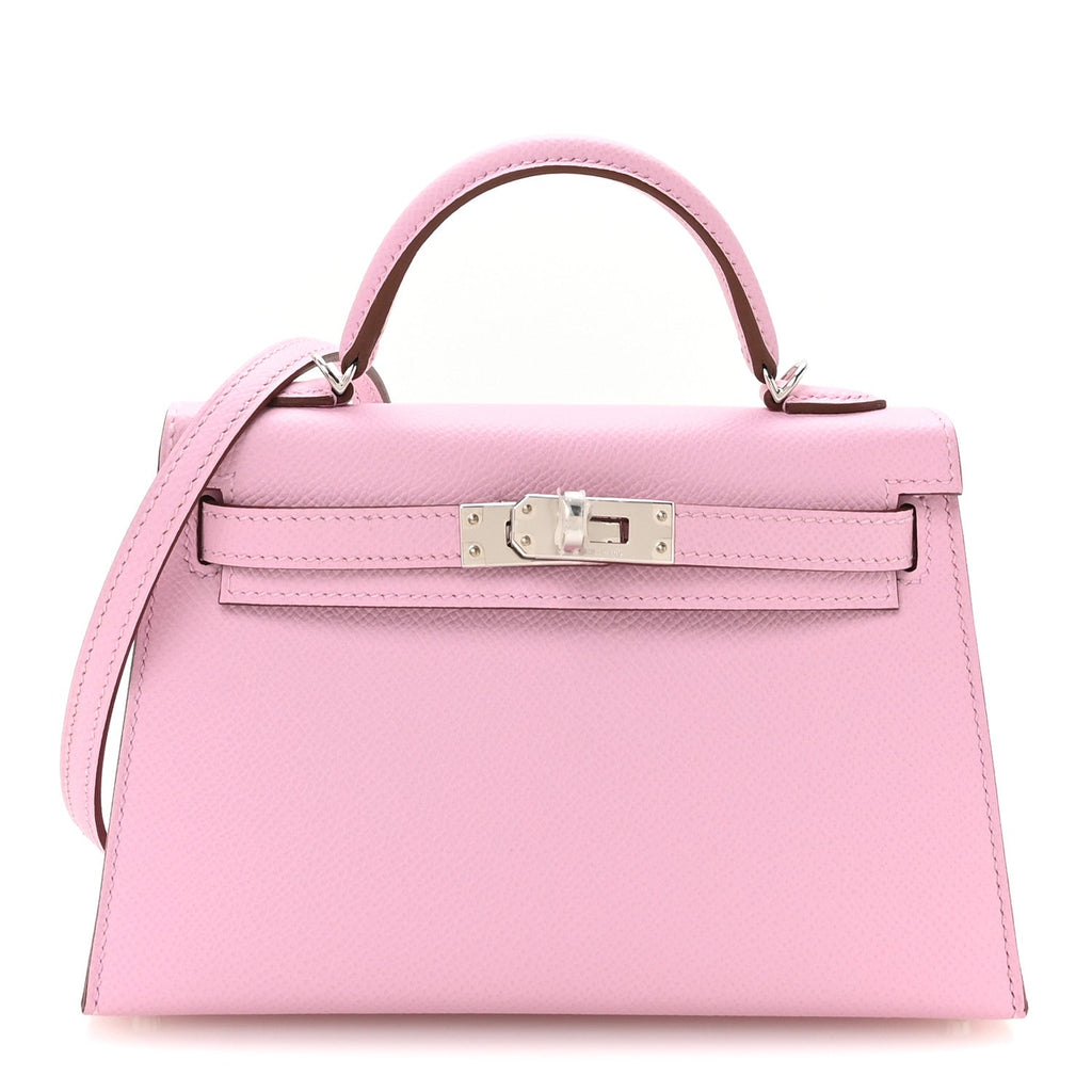 Epsom Mini Kelly Sellier 20 Mauve Sylvestre