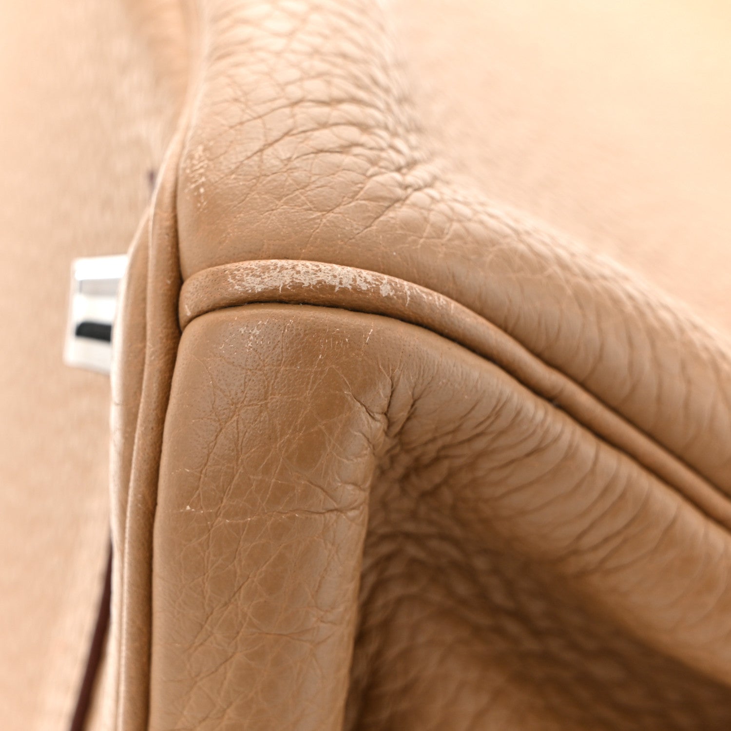 Taurillon Clemence Birkin 30 Biscuit