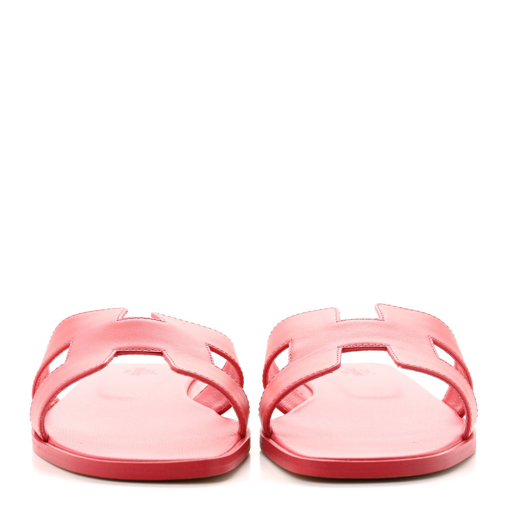 Box Calfskin Oran Sandals 39.5 Rose Boise