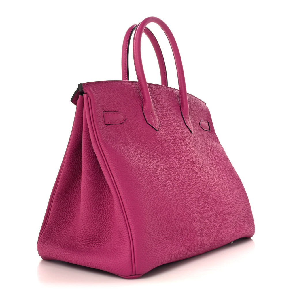 Togo Birkin 35 Rose Pourpre