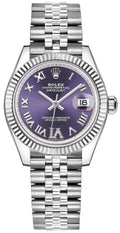 Rolex Datejust 31 Purple Dial Jubilee Bracelet Women's Watch 278274-0026