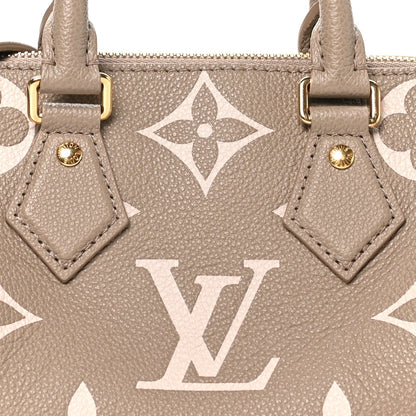 Empreinte Monogram Giant Speedy Bandouliere 20 Creme Beige