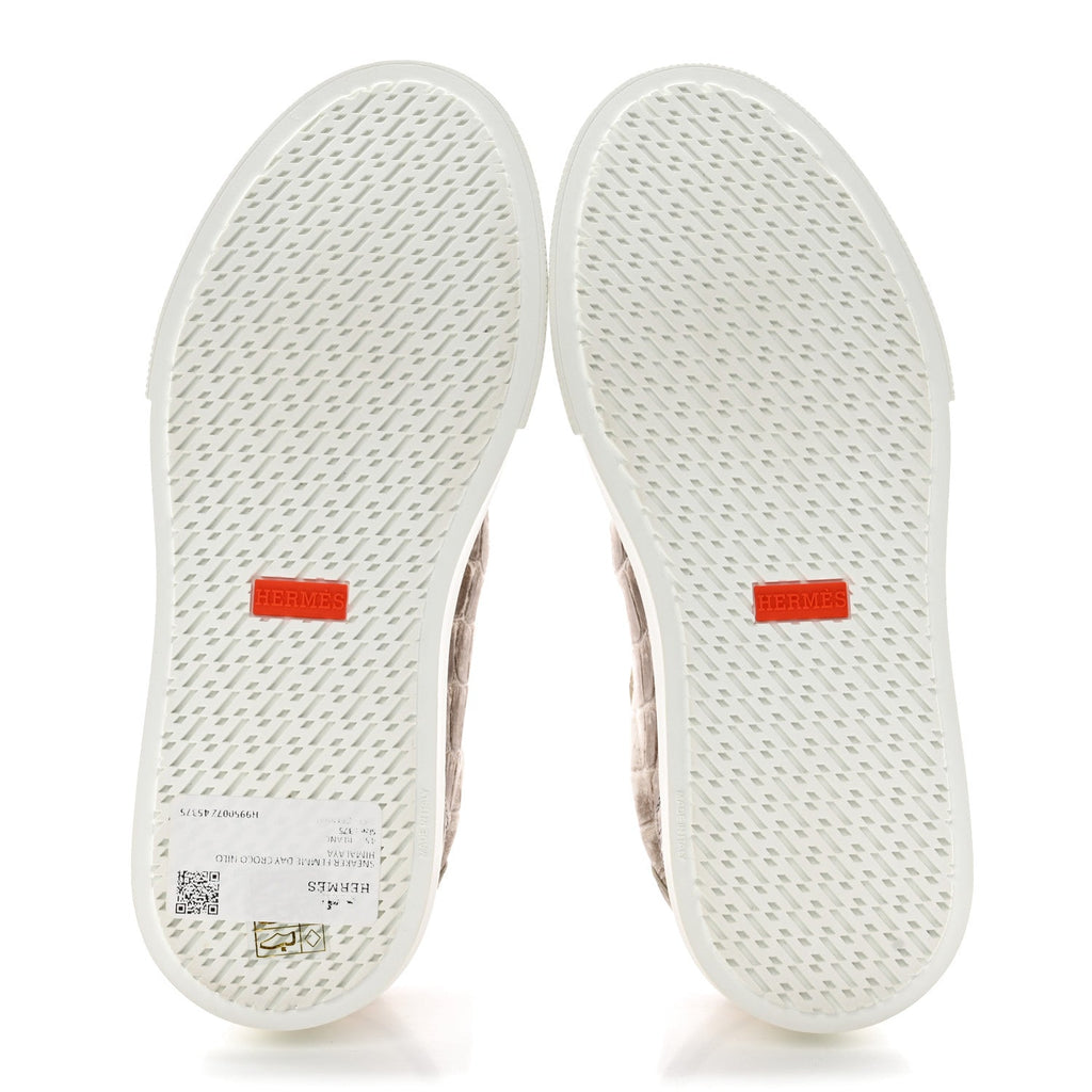 Matte Niloticus Crocodile Himalaya Day Sneaker 37.5 Blanc