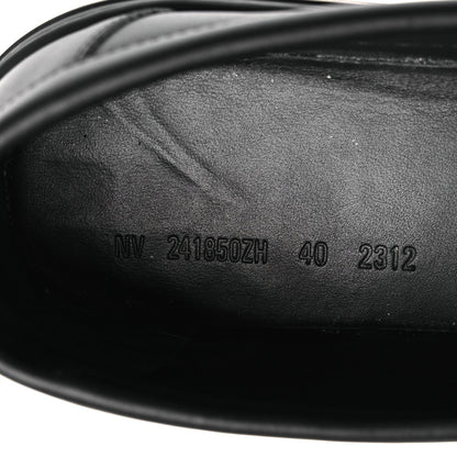 Calfskin Mens Game Slip On Sneakers Black