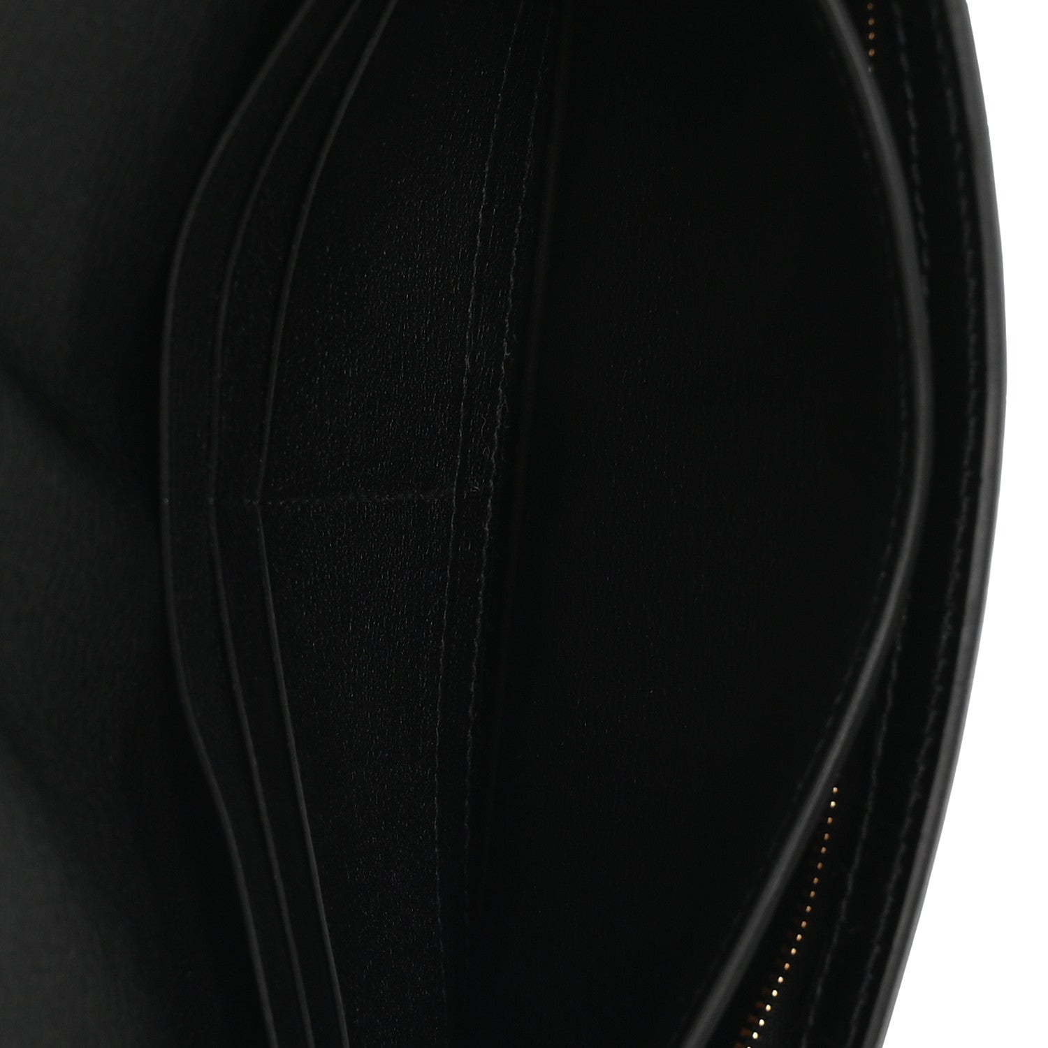 Shiny Alligator Kelly Pocket Long Wallet Black