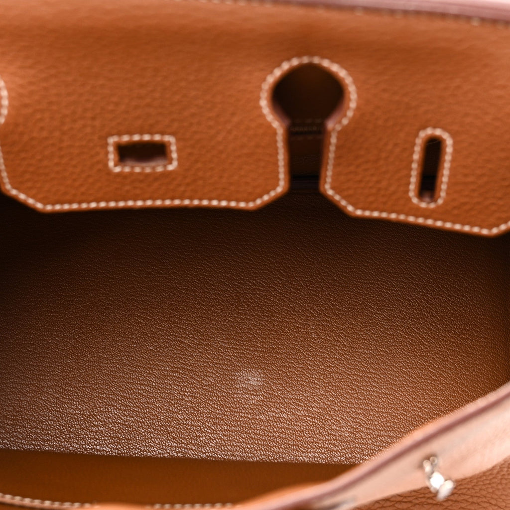 Taurillon Clemence Birkin 30 Gold