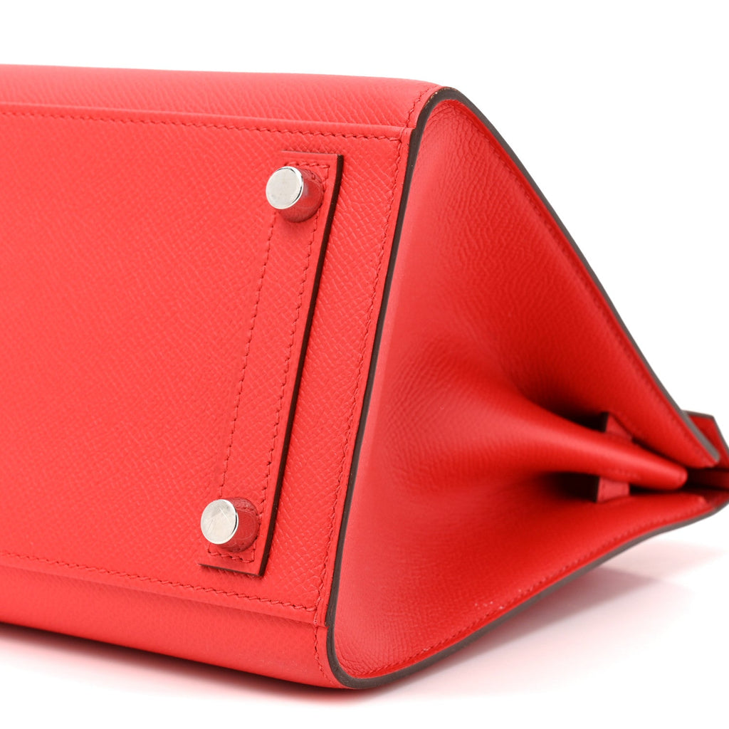 Epsom Birkin Sellier 25 Rouge De Coeur