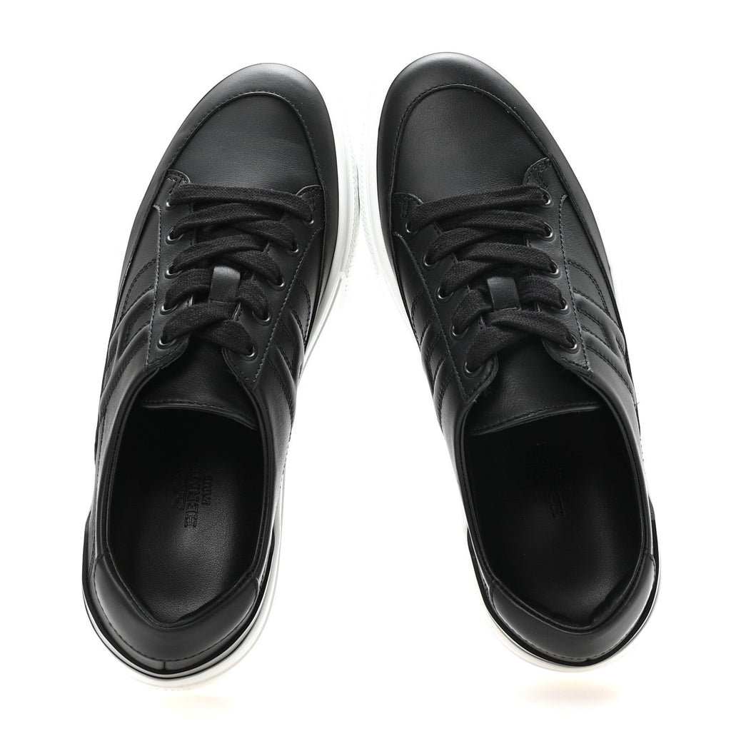 Calfskin Deep Sneakers 36 Black
