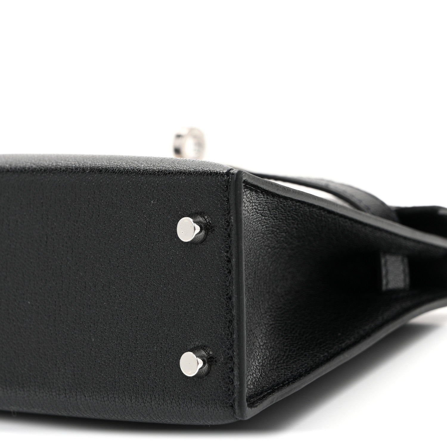 Chevre Chamkila Lizard Mini Kelly Sellier Touch 20 Black Ombre