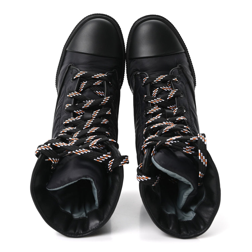 Calfskin Parachute Fresh Ankle Boots 35 Black