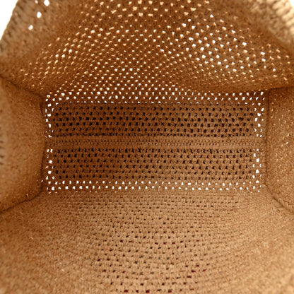 Raffia Calfskin Forte Del Marmi OnTheGo MM Natural Fuchsia
