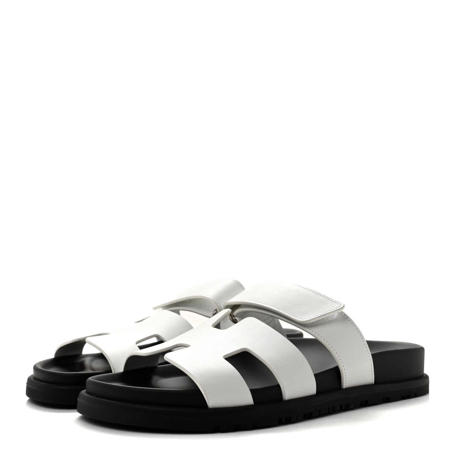 Calfskin Womens Chypre Sandals 36.5 White
