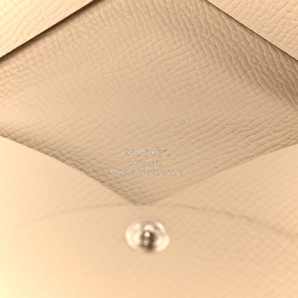 Epsom Calvi Card Case Craie